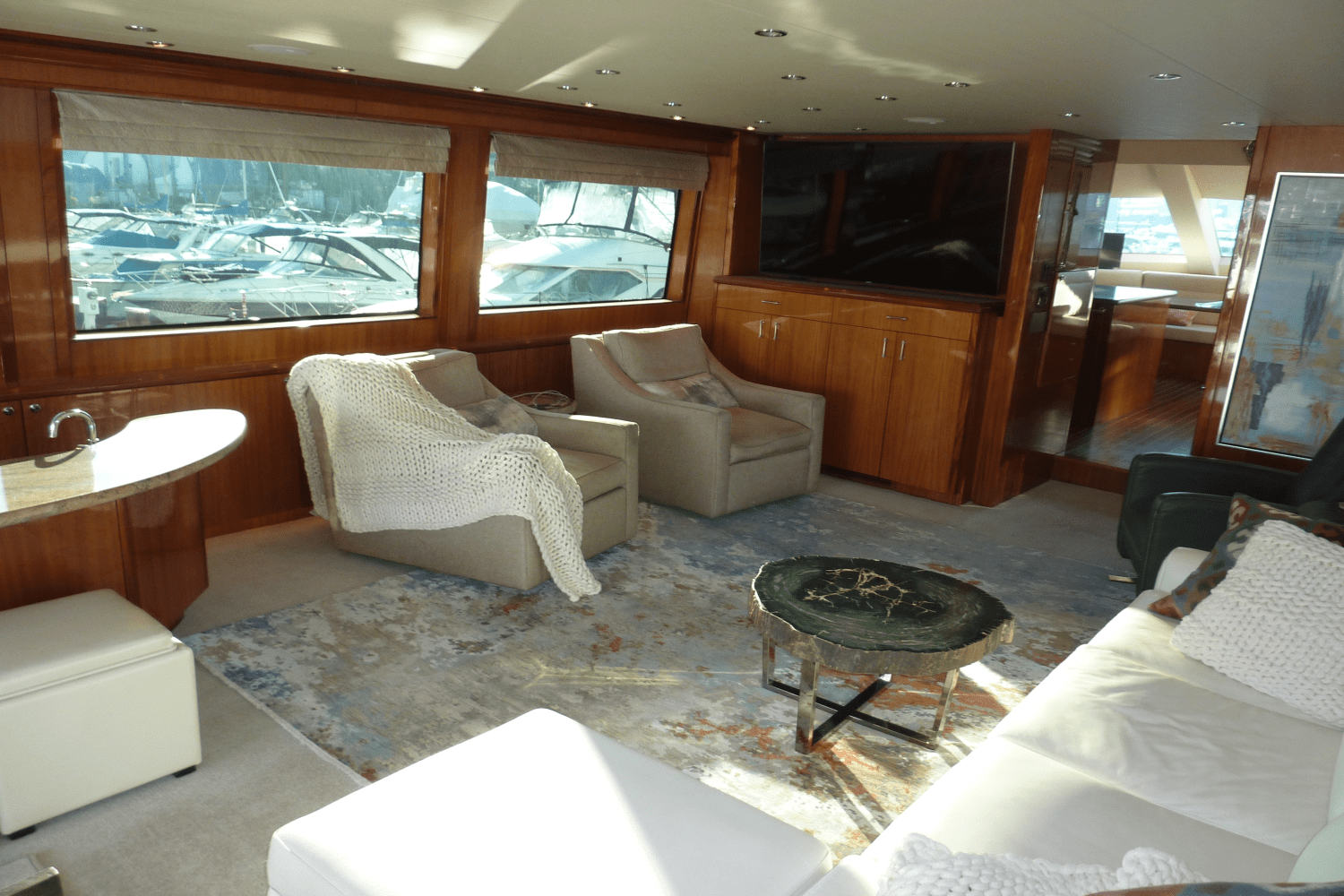 Slide: The Image of Hatteras 72 MOTOR YACHT 2008 - 9