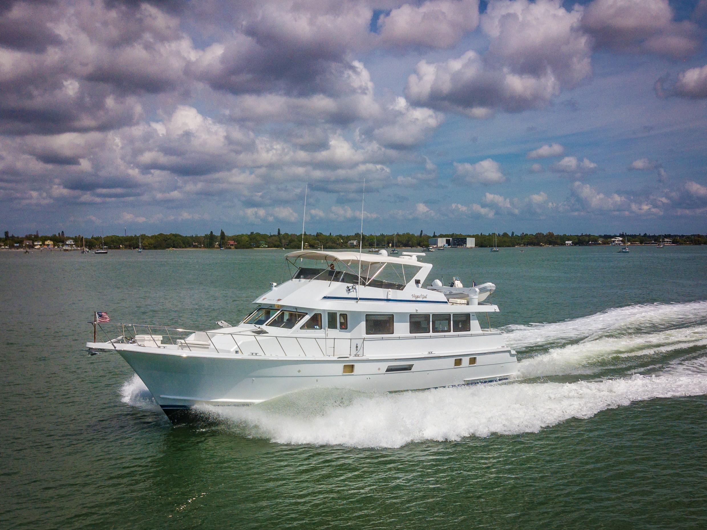 Slide: The Image of Hatteras 74 Cockpit Motor Yacht 1999 - 1