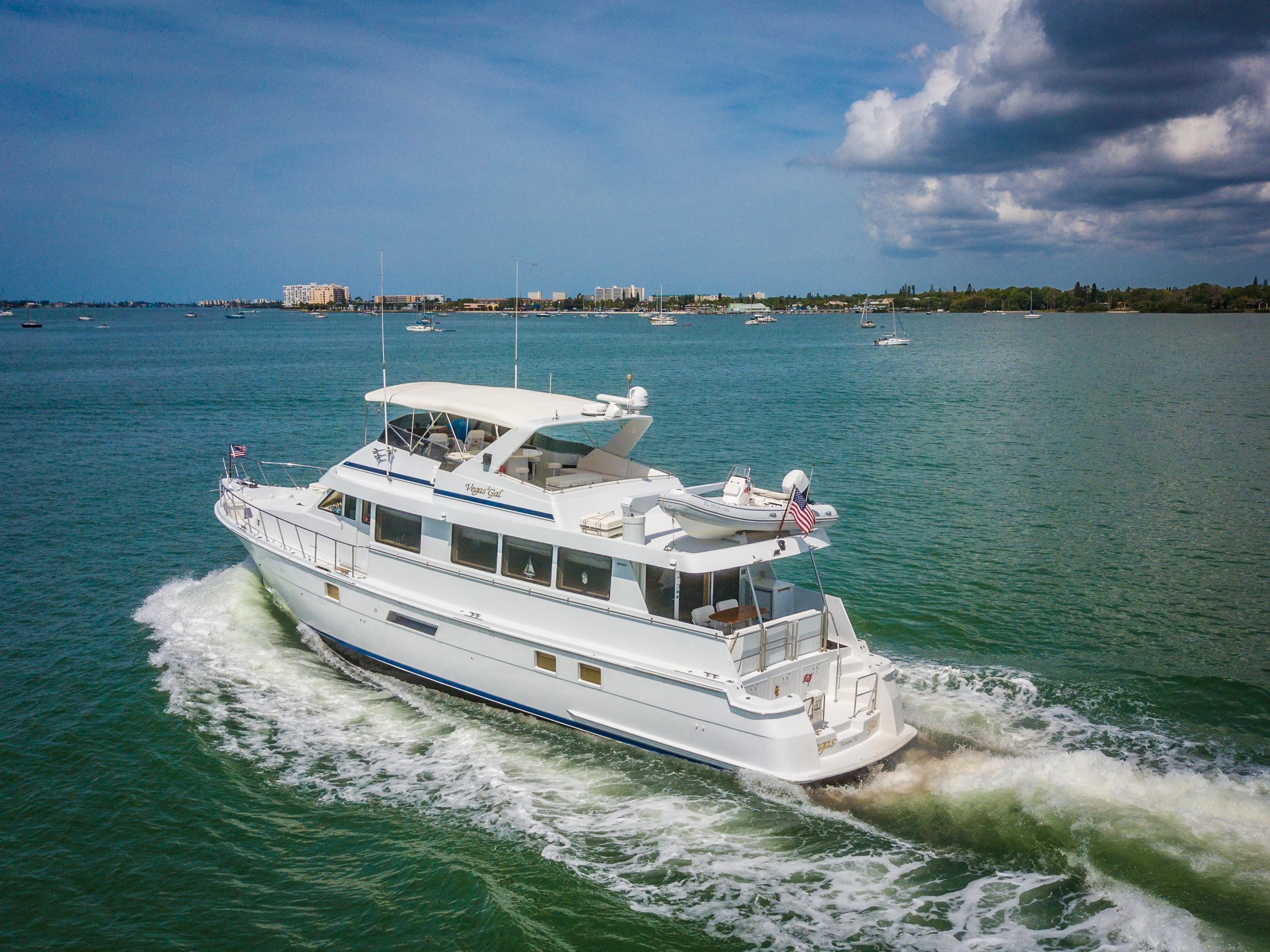 Slide: The Image of Hatteras 74 Cockpit Motor Yacht 1999 - 2