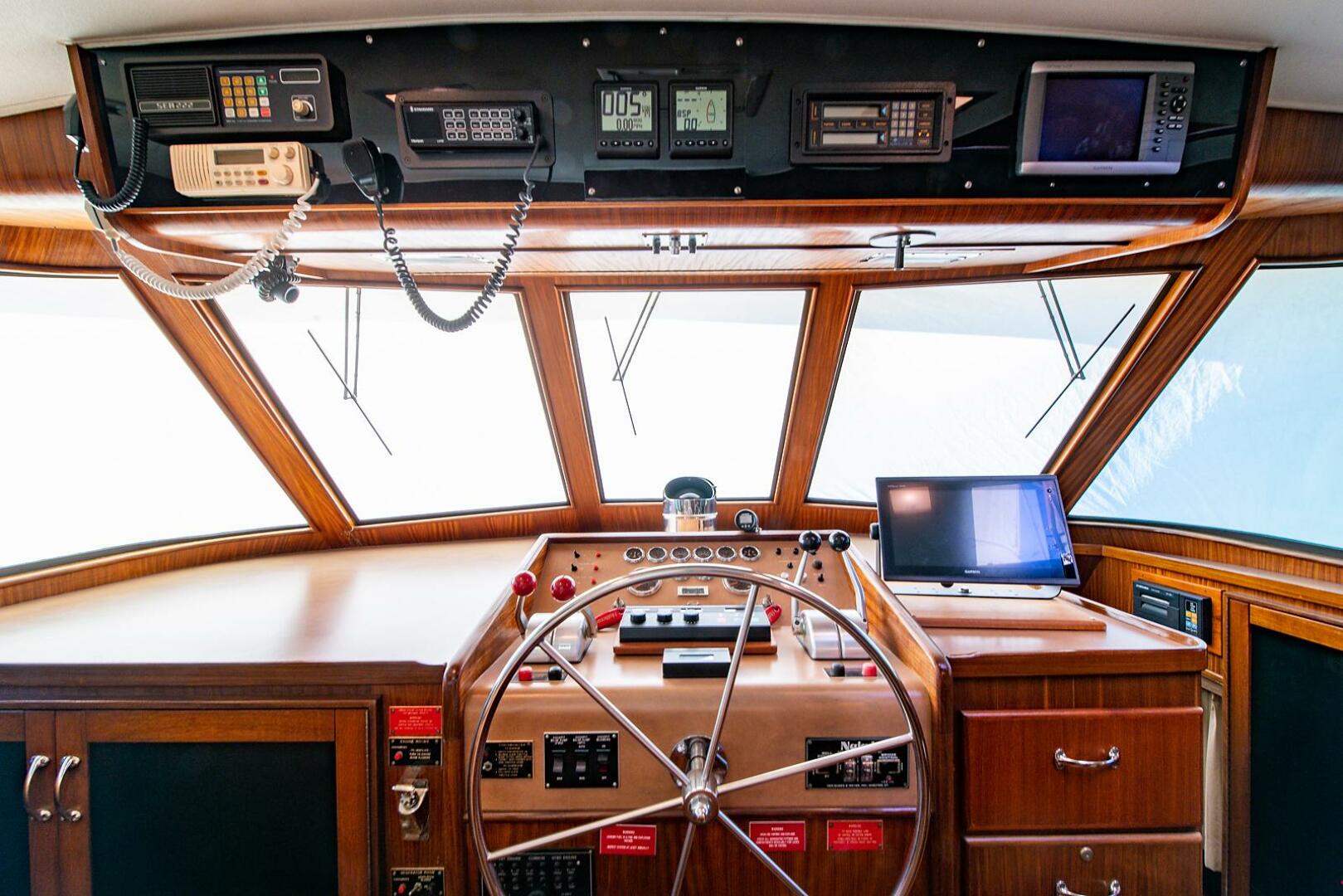 Slide: The Image of Hatteras Cockpit Motor Yacht 1986 - 4467381