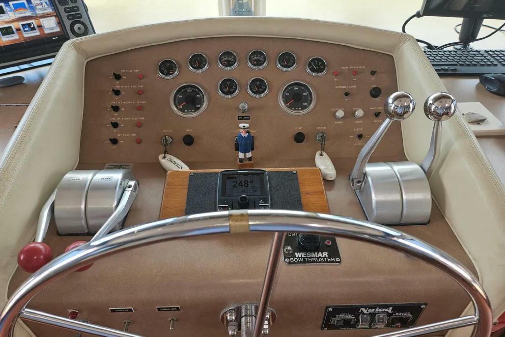 Slide: The Image of Hatteras Cockpit Motor Yacht 1987 - 4549190