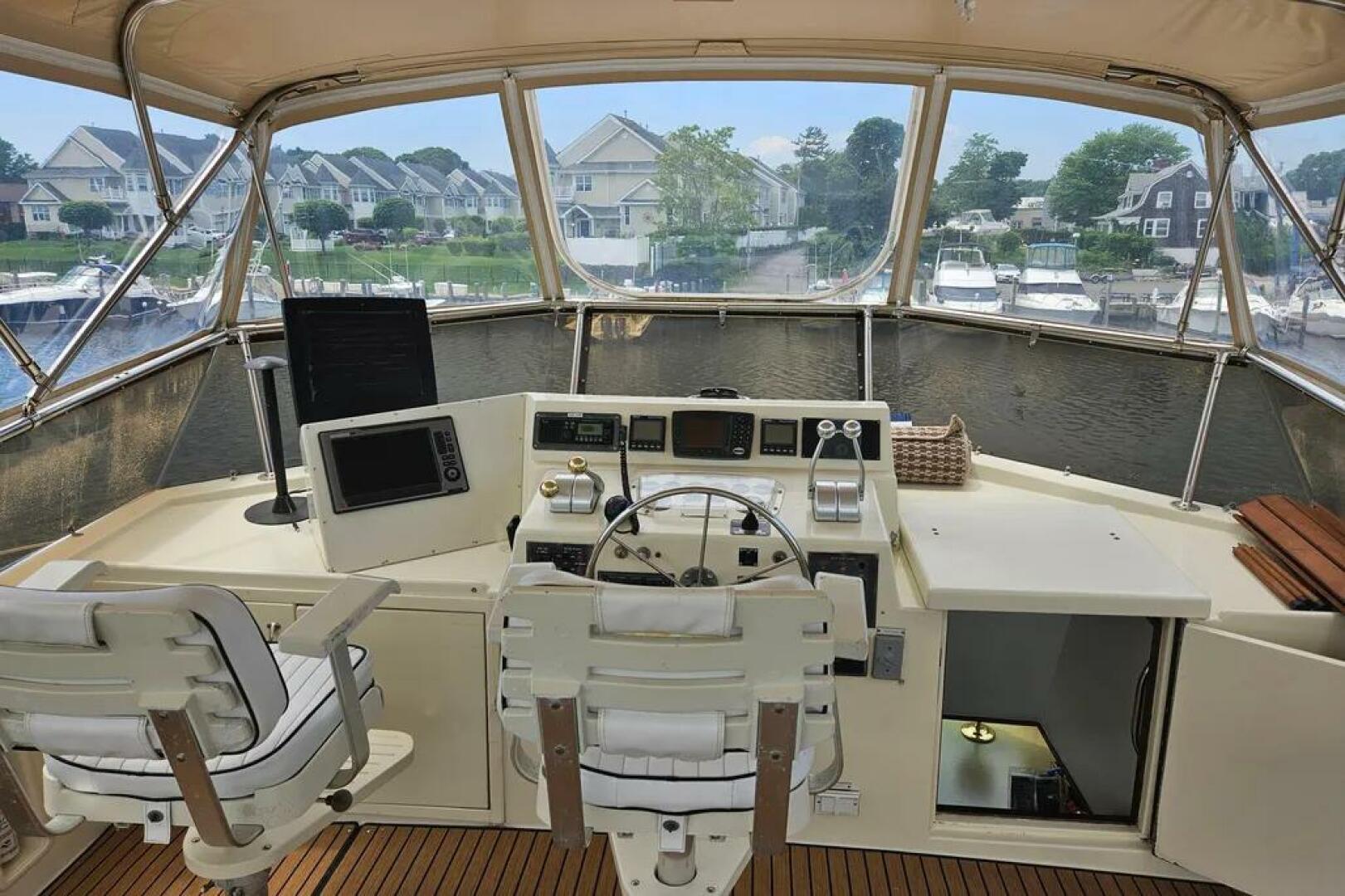 Slide: The Image of Hatteras Cockpit Motor Yacht 1987 - 4549141
