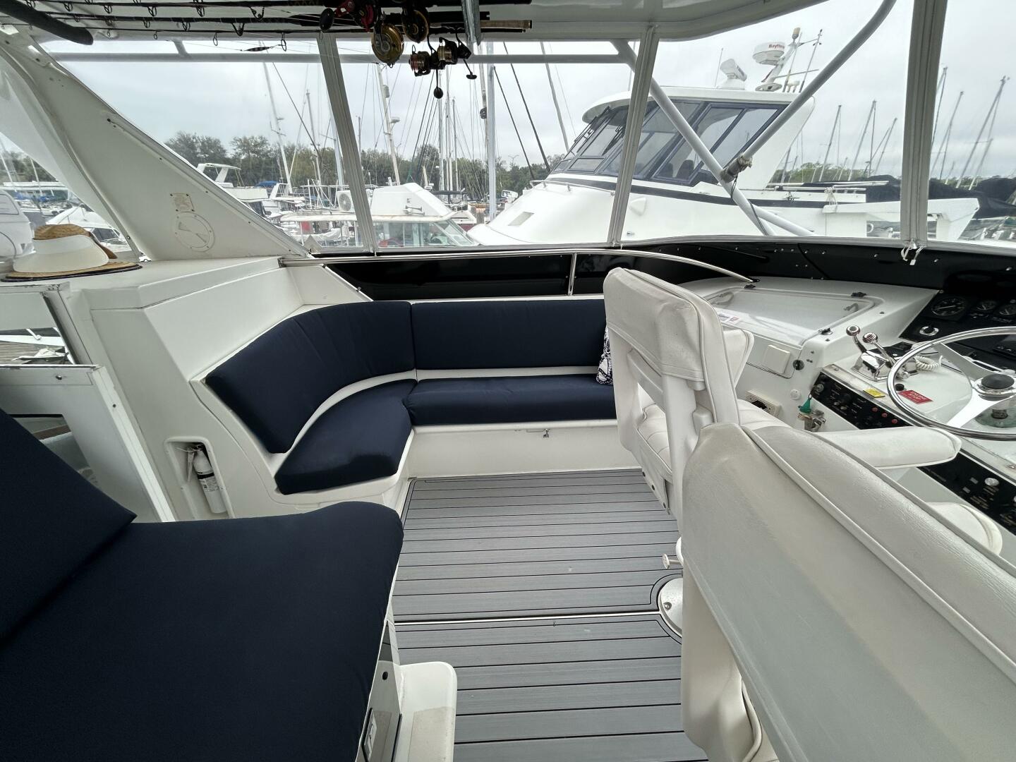 Slide: The Image of 48' Hatteras flybridge port - 5059531