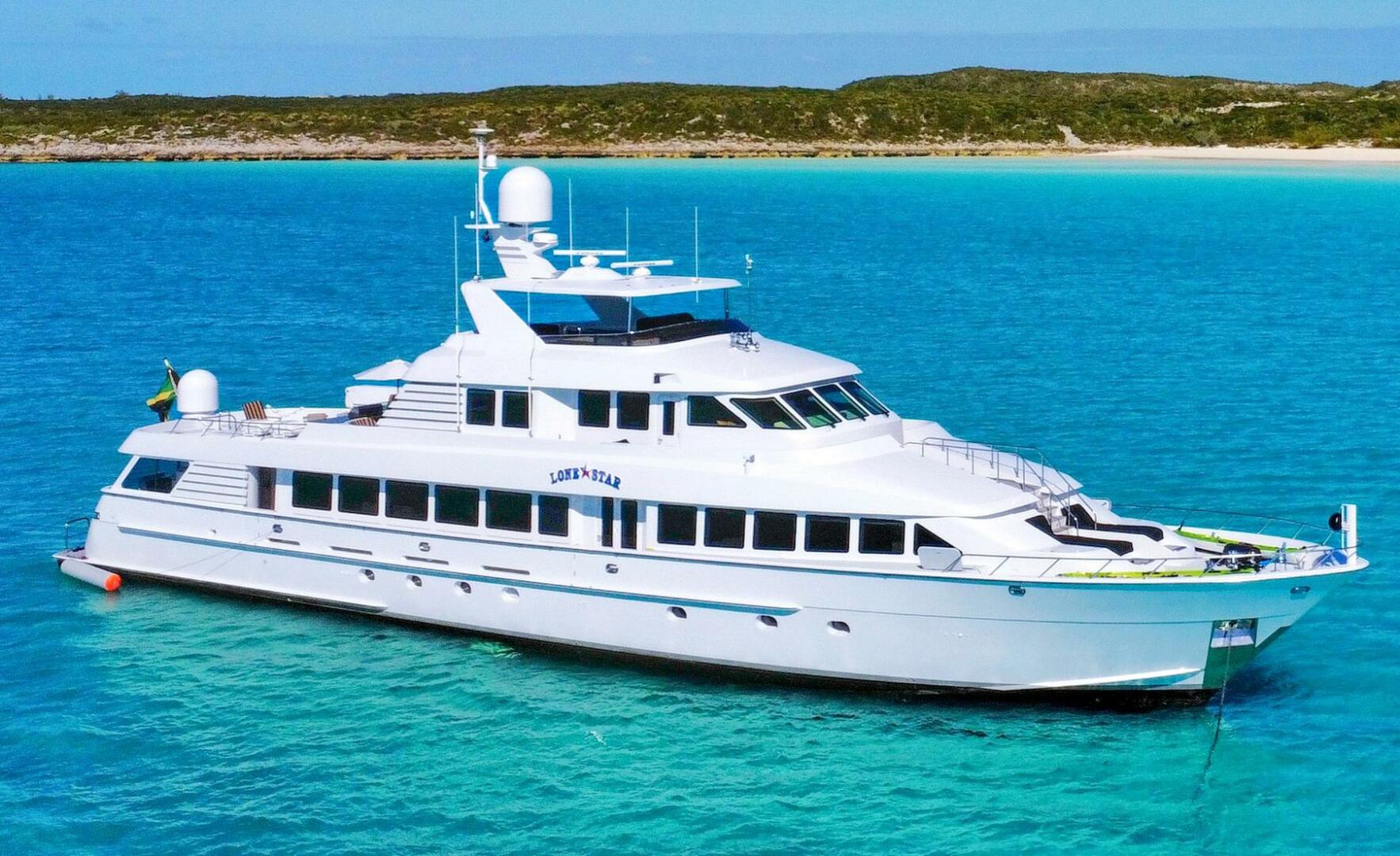 Slide: The Image of LONE STAR 130' Hatteras 1995 M/Y - 4914636