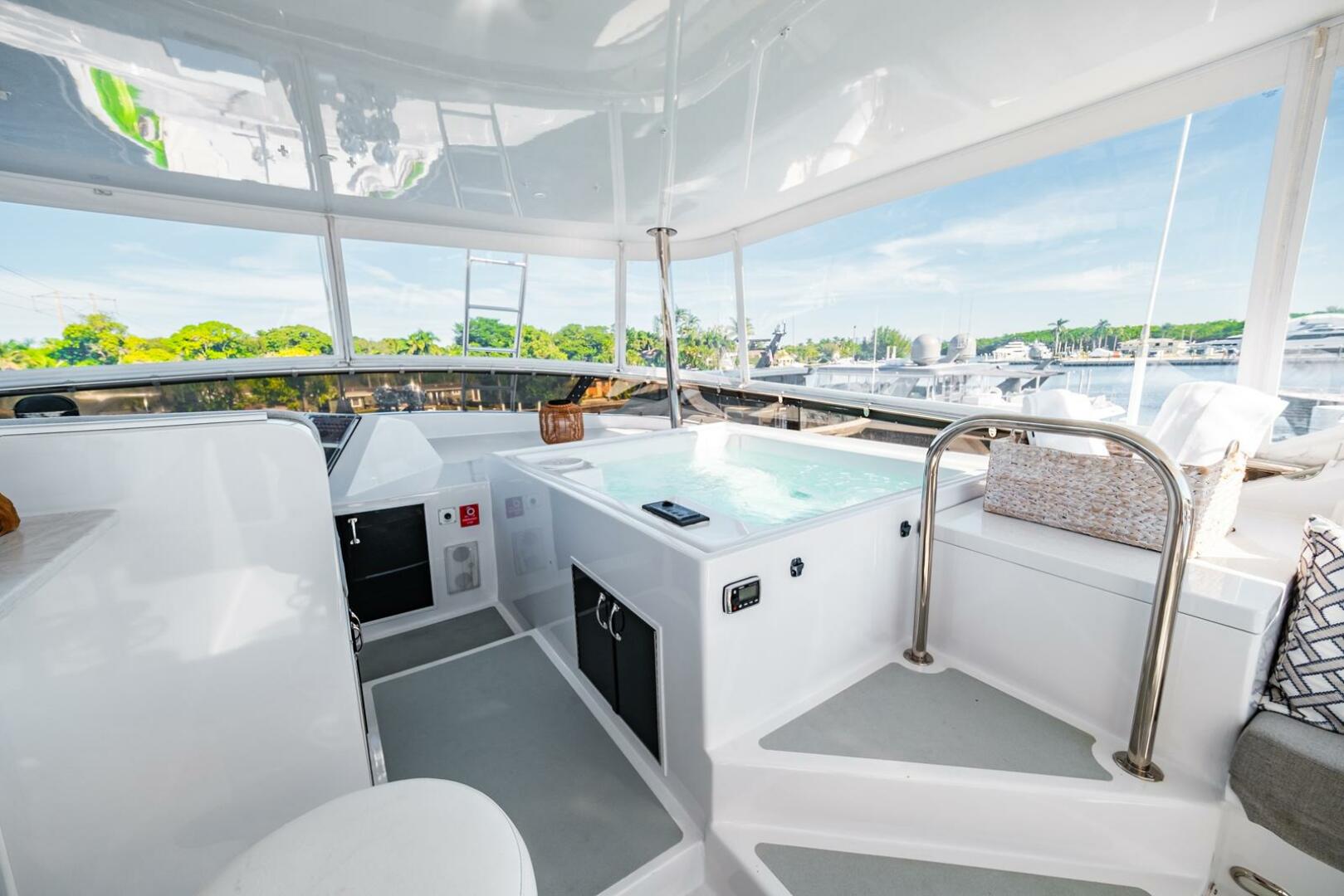 Slide: The Image of Flybridge Access to Hot Tub   - 4900970