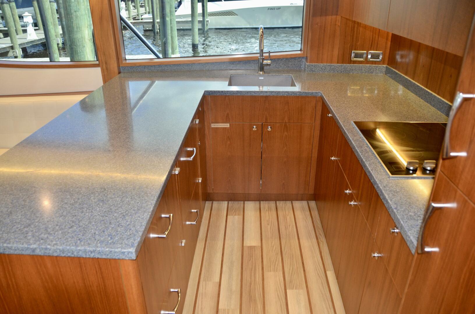 Slide: The Image of Hatteras 59 Change Order- Galley 2021 Hatteras GT59 Convertible-Change Order - 3947345