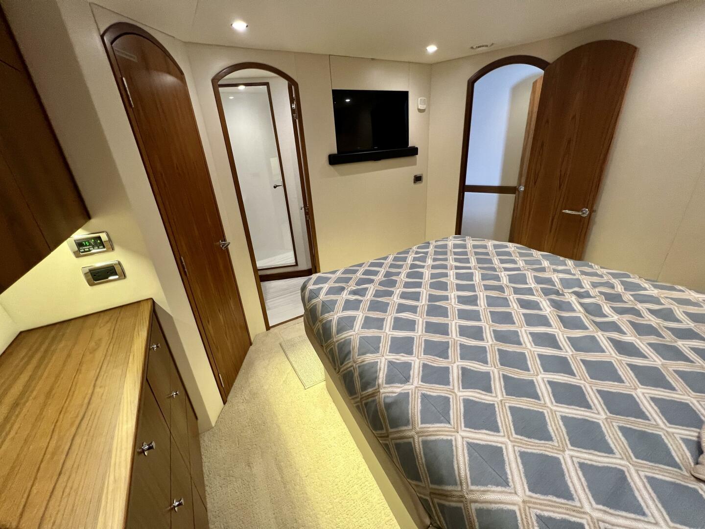 Slide: The Image of Hatteras 59 Change Order- Master Stateroom 2021 Hatteras GT59 Convertible-Change Order - 3947349