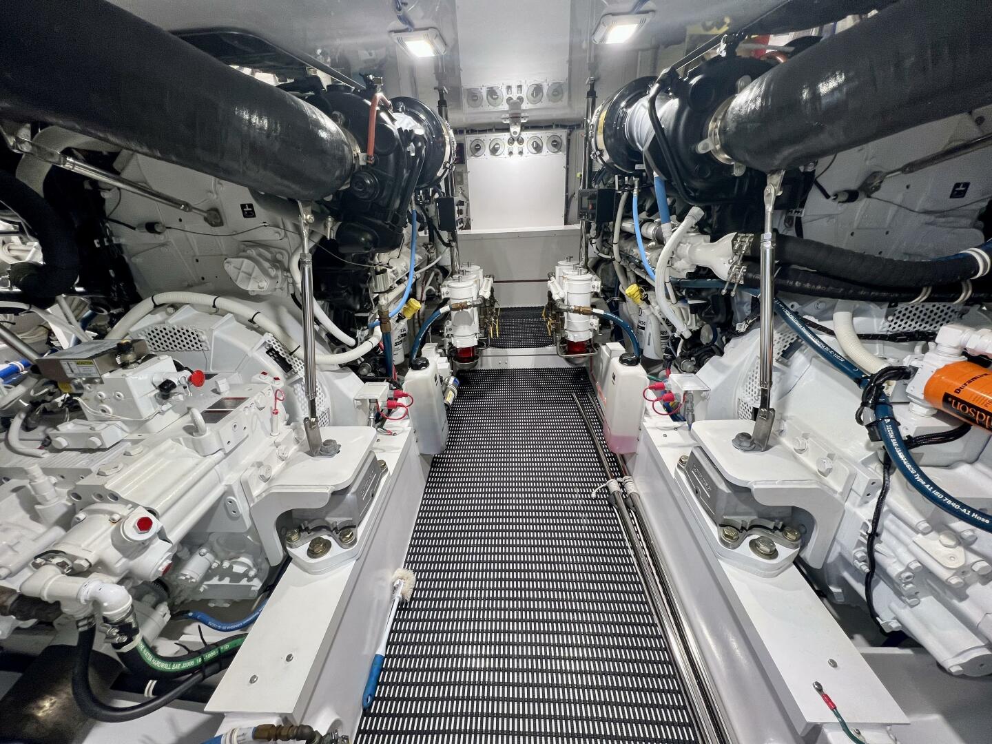 Slide: The Image of Hatteras 59 Change Order- Engine Room 2021 Hatteras GT59 Convertible-Change Order - 3947361