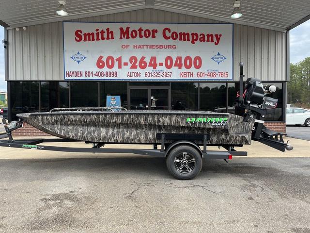 The Image of 2024 Havoc Boats MSTC 1656 on trailer at Smith Motor Company, Hattiesburg. - 1