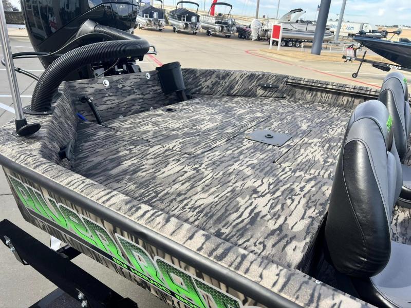 Slide: The Image of 2024 Havoc Boats 1756 FRRSCST with camo interior and dual seats. - 10