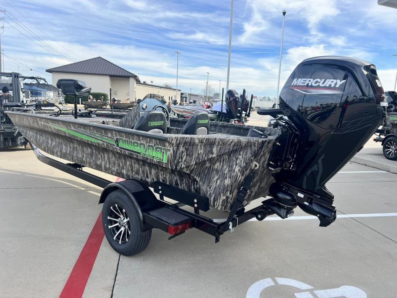 Slide: The Image of 2024 Havoc Boats 1756 FRRSCST with Mercury outboard motor on trailer. - 3