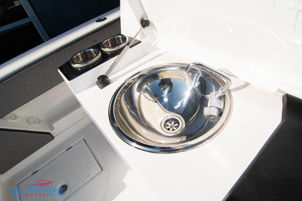 Slide: The Image of 2023 Hayaari Marine H44Z boat sink and cup holders. - 28