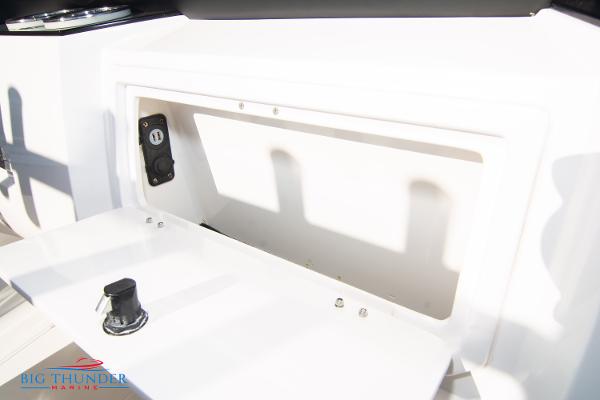 Slide: The Image of 2023 Hayaari Marine H44Z storage compartment with lock and latch. - 35