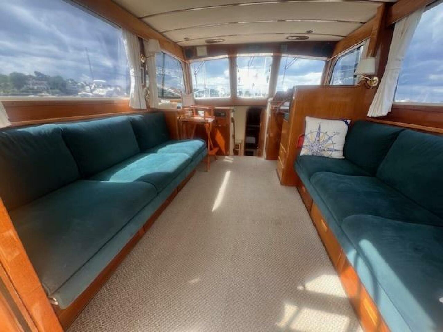 Slide: The Image of Hinckley Lobster Style Cruiser With Flybridge 1989 - 5175061