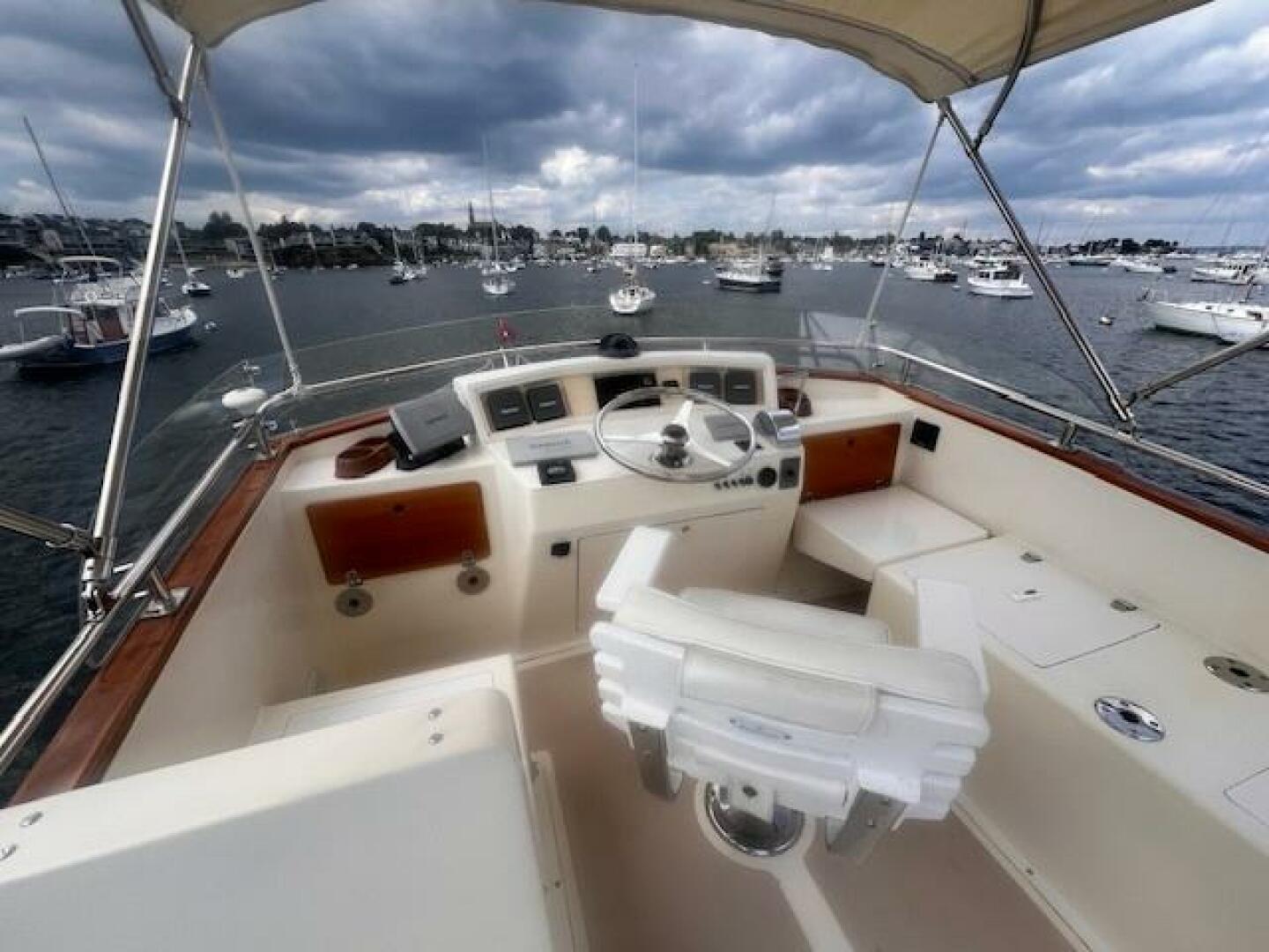 Slide: The Image of Hinckley Lobster Style Cruiser With Flybridge 1989 - 5175062