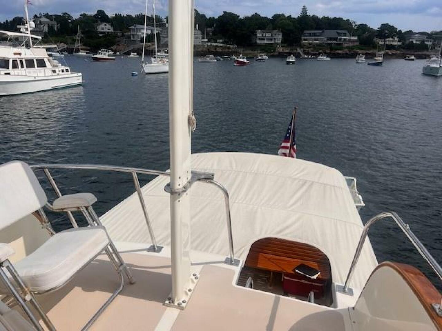 Slide: The Image of Hinckley Lobster Style Cruiser With Flybridge 1989 - 5175065