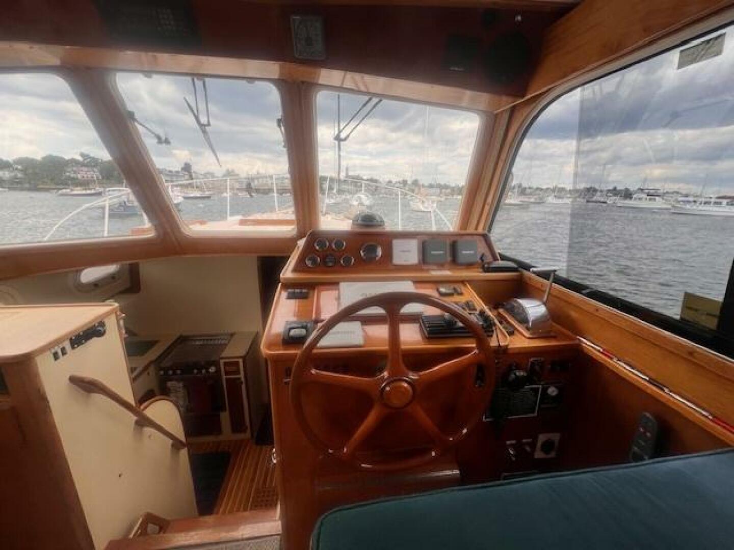 Slide: The Image of Hinckley Lobster Style Cruiser With Flybridge 1989 - 5175066