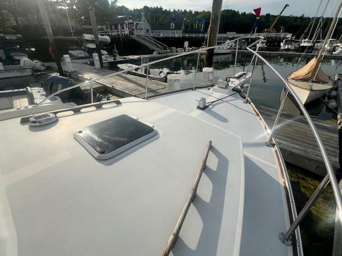 Slide: The Image of Hinckley Lobster Style Cruiser With Flybridge 1989 - 5175102