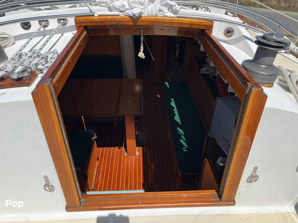 Slide: The Image of Hinckley Yachts Bermuda 40 Mark III Yawl 1974 - 127