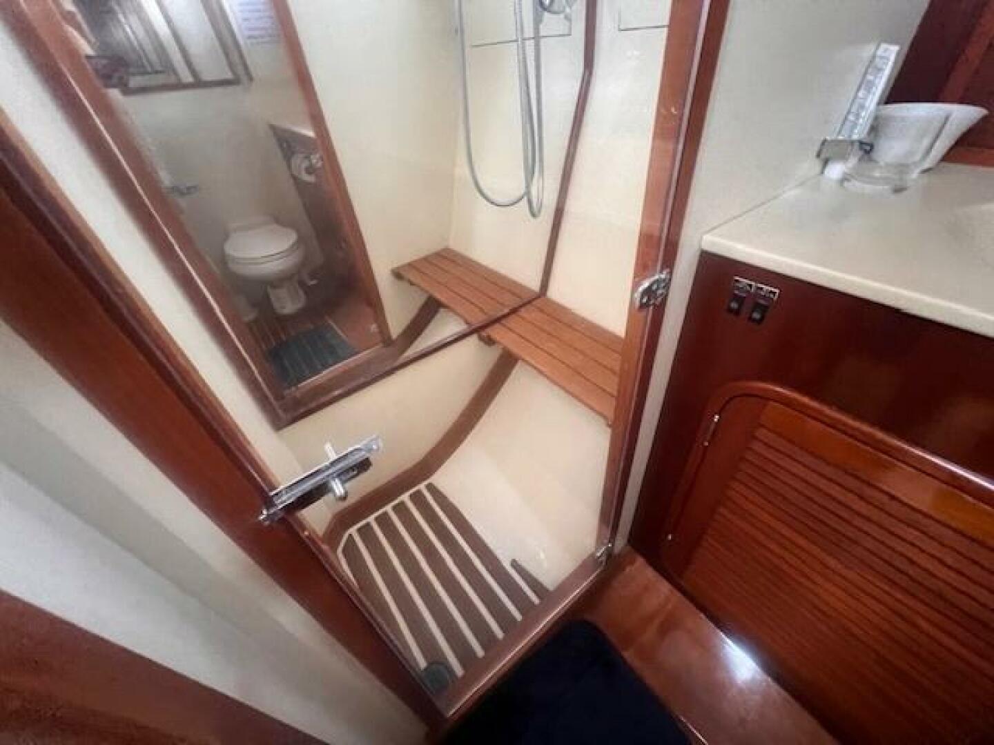 Slide: The Image of Hinckley Yachts Lobster Style Cruiser With Flybridge 1989 - 5175079