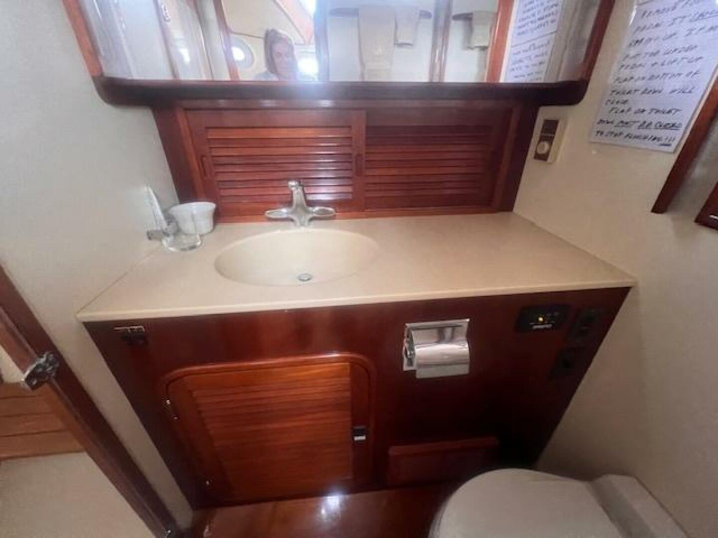 Slide: The Image of Hinckley Yachts Lobster Style Cruiser With Flybridge 1989 - 5175081