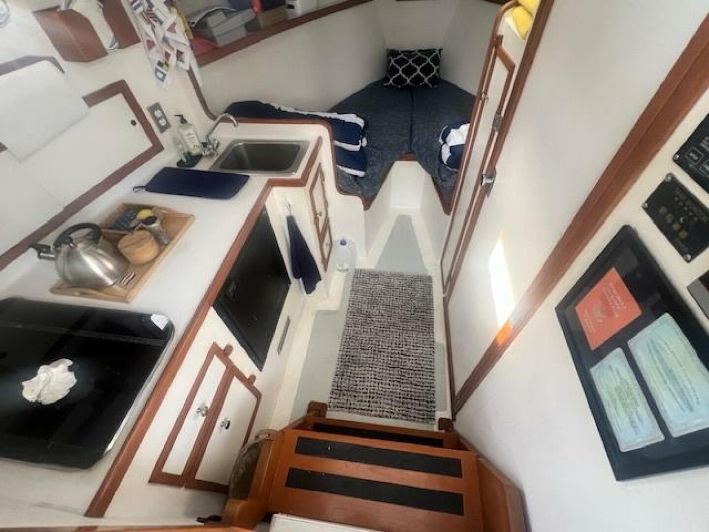 Slide: The Image of Hinckley Yachts Lobster Style Cruiser With Flybridge 1989 - 5175091