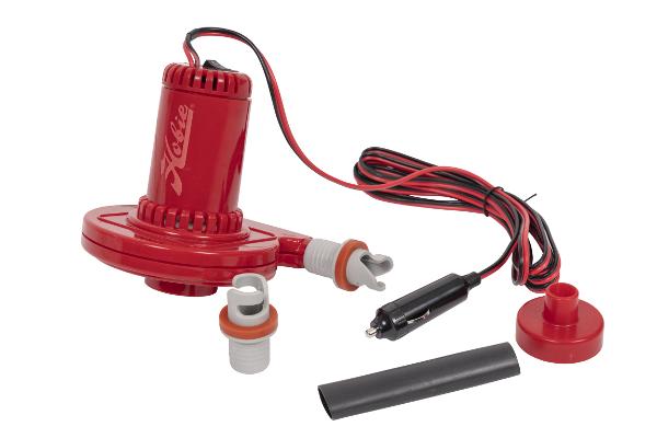 Slide: The Image of Red Hobie iTrek 9 Ultralight 2023 electric pump with accessories. - 19