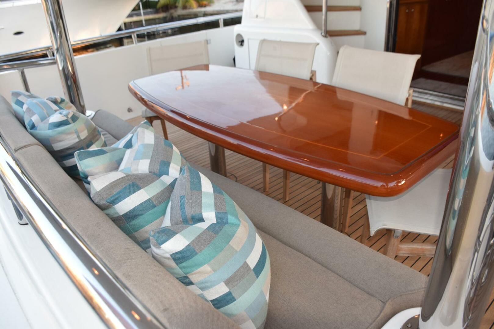 Slide: The Image of Aft Deck Lounge and Table   - 65