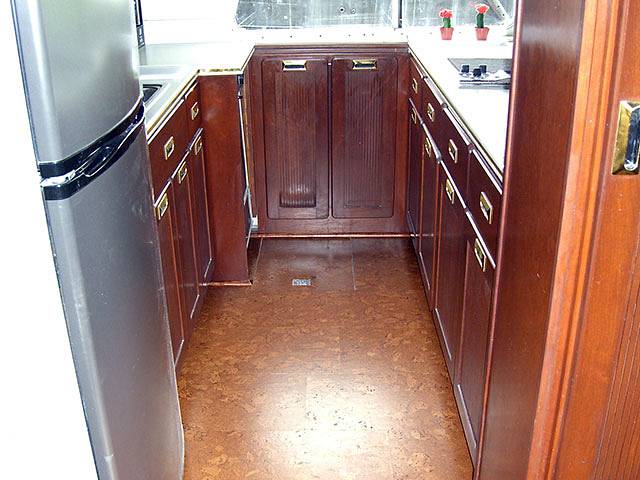 Slide: The Image of Custom Cork Floor And Cherry Cabinets - 4636315