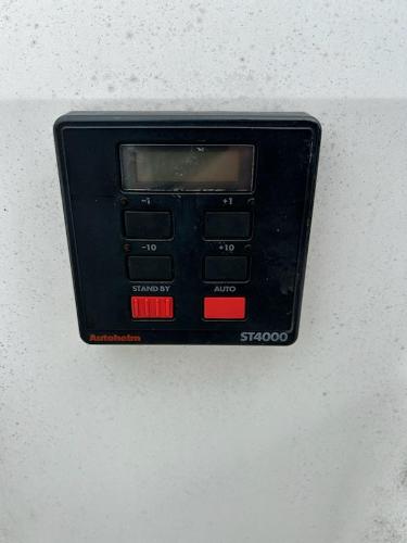 Slide: The Image of Autopilot control panel on a 1992 Hunter Legend 37 sailboat. - 5
