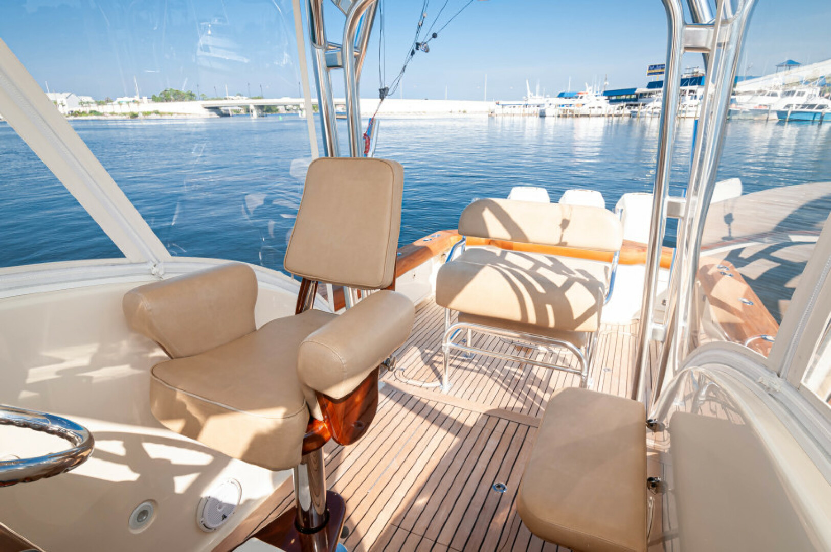 Slide: The Image of 2009 34 Jarrett Bay Walkaround- Cockpit - 4368386