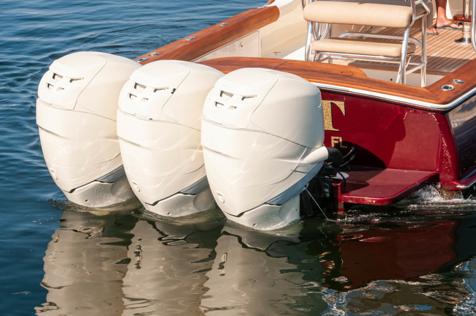 Slide: The Image of 2009 34 Jarrett Bay Walkaround- Motors - 4368398