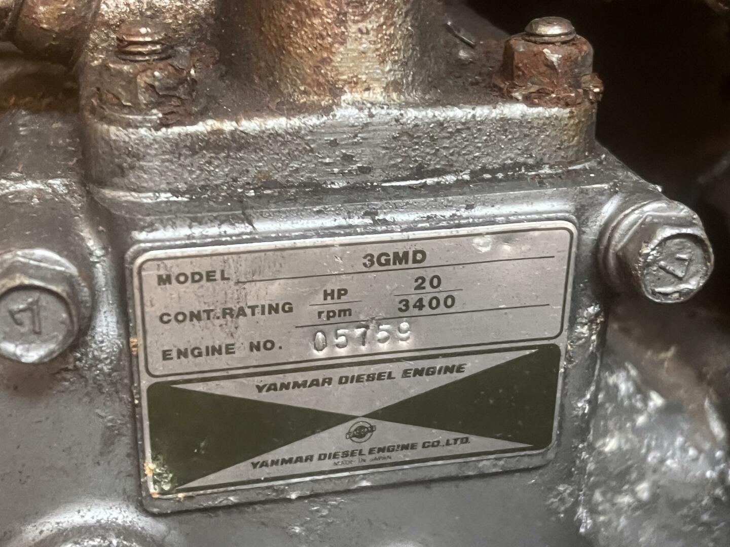 Slide: The Image of Yanmar Engine Tag - 5357849
