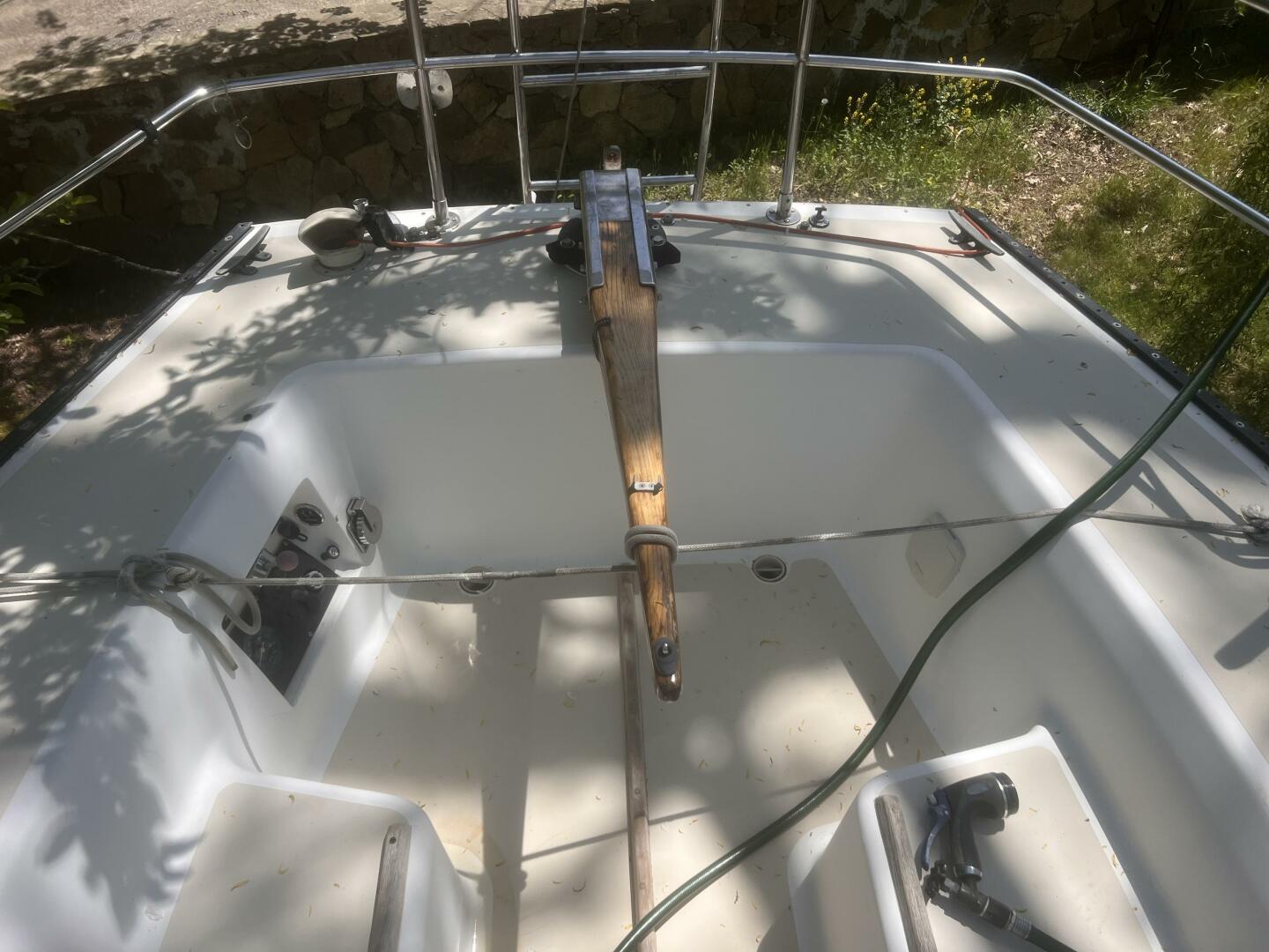 Slide: The Image of Cockpit With Tiller - 5357859