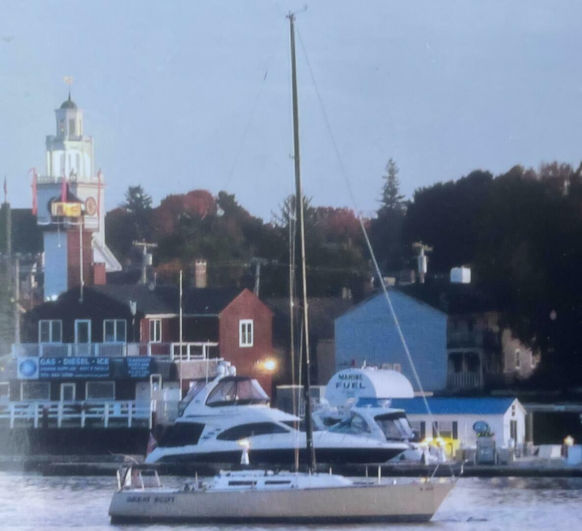Slide: The Image of On Mooring Merrimac River - 5357911