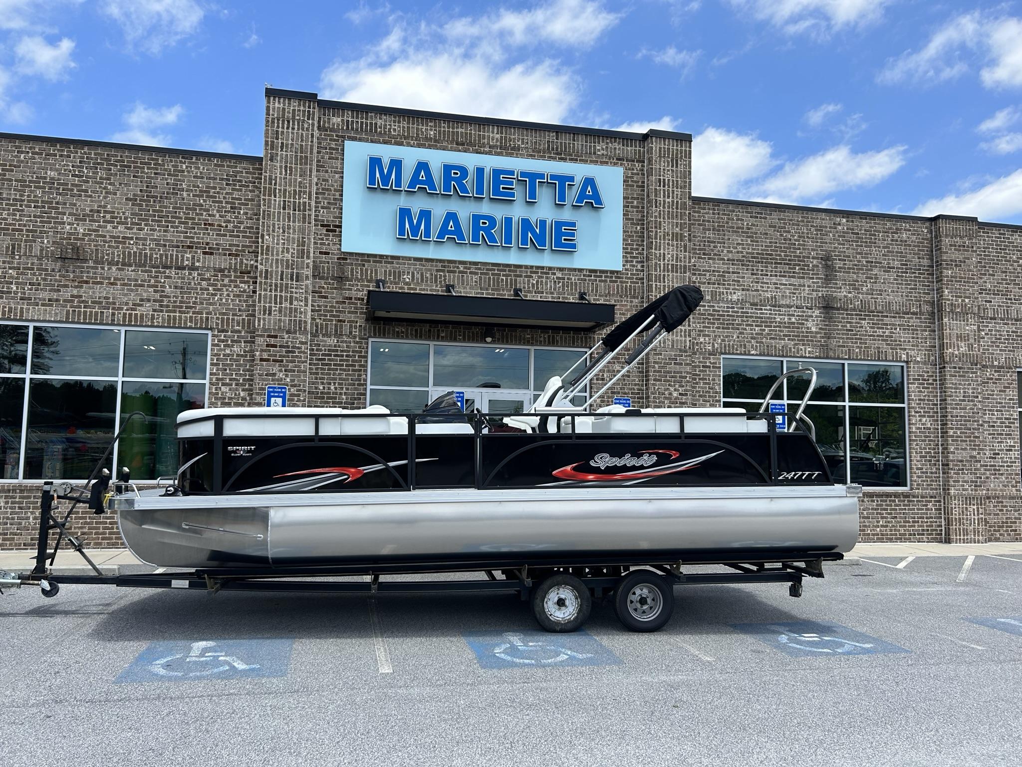 Slide: The Image of 2024 JC 247 TT boat with Suzuki 250HP engine at Marietta Marine. - 1
