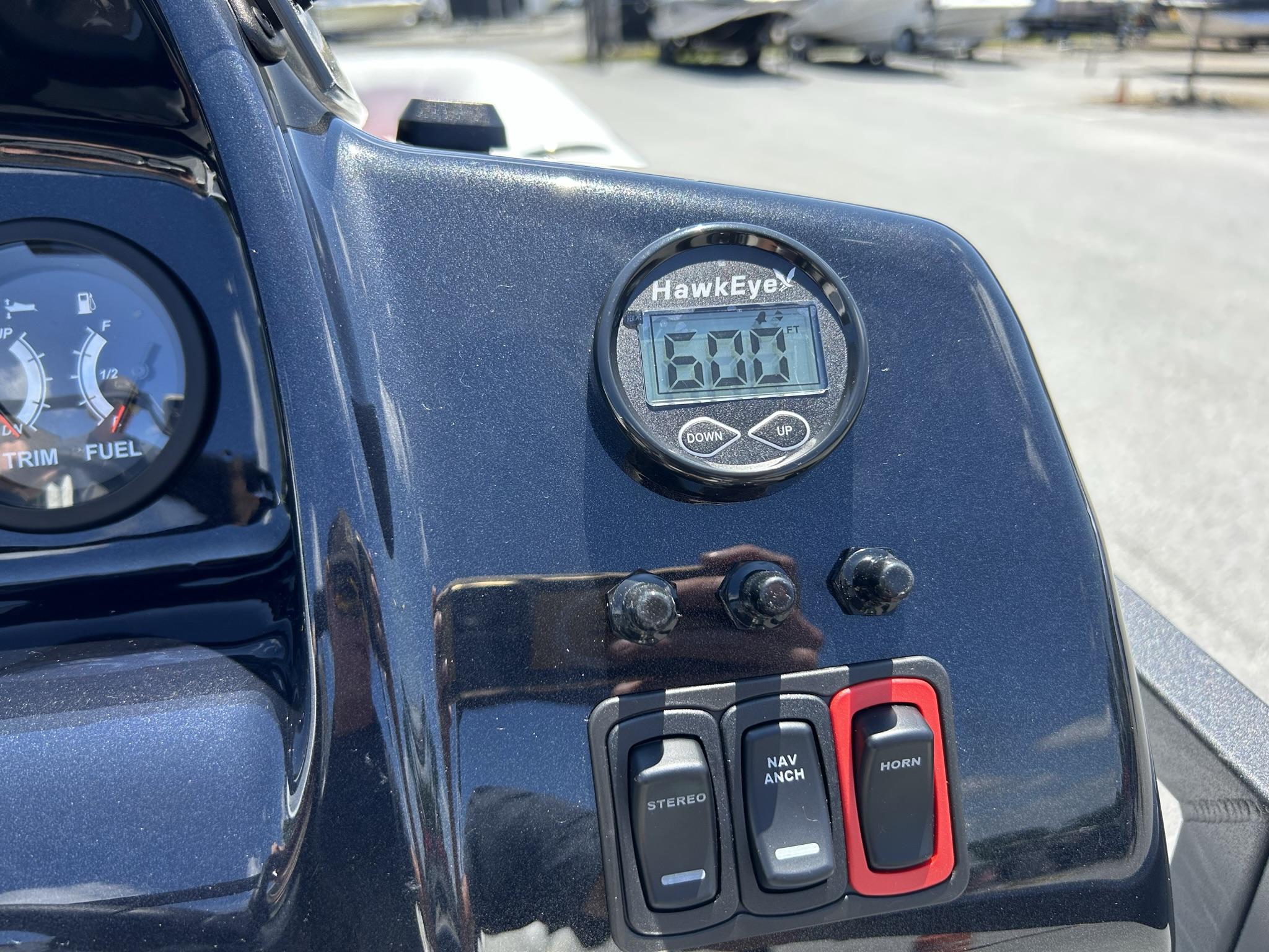 Slide: The Image of Dashboard of 2024 JC 247 TT boat with Suzuki 250HP engine controls. - 18