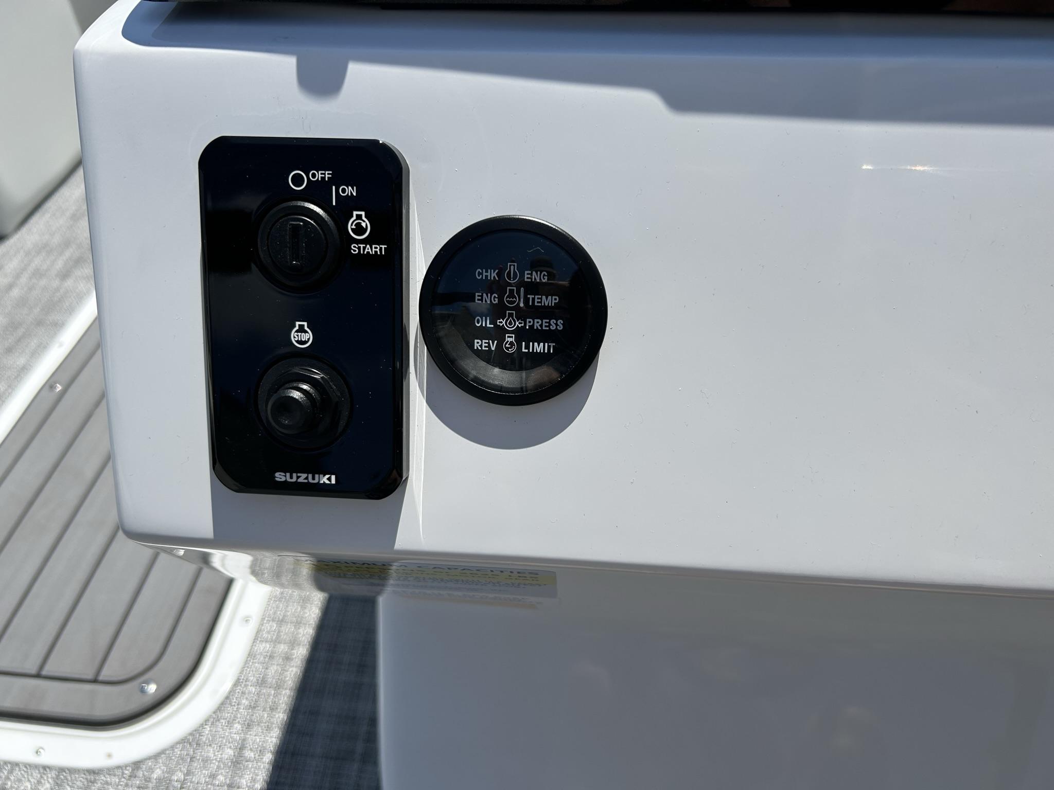 Slide: The Image of Control panel of 2024 JC 247 TT DSL Sport with Suzuki 250HP engine. - 5