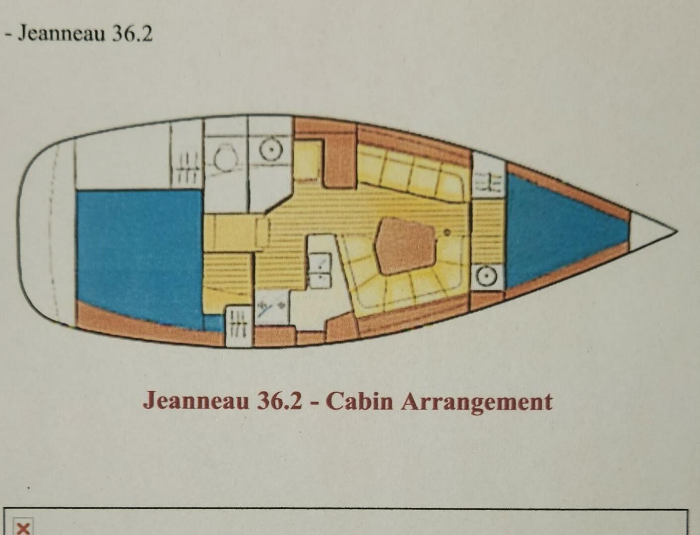 Slide: The Image of Jeanneau 36.2 1999 - 4485670