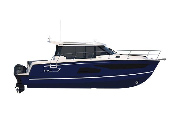 Slide: The Image of Manufacturer Provided Image: 2020 Jeanneau NC 1095 motorboat, side view, blue and white exterior. - 16