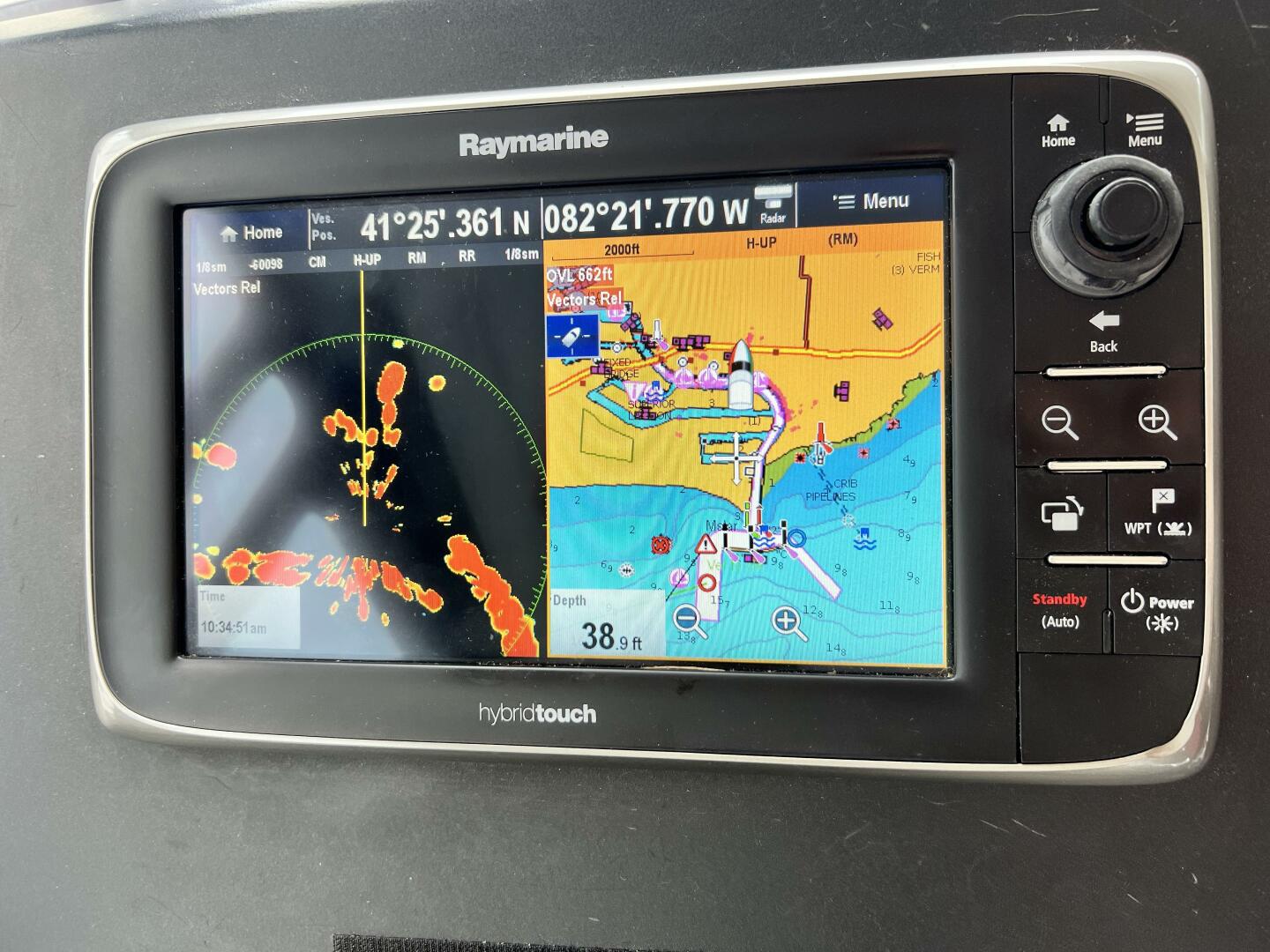 Slide: The Image of Radar and Chartplotter Radar and Chartplotter view - 5454546