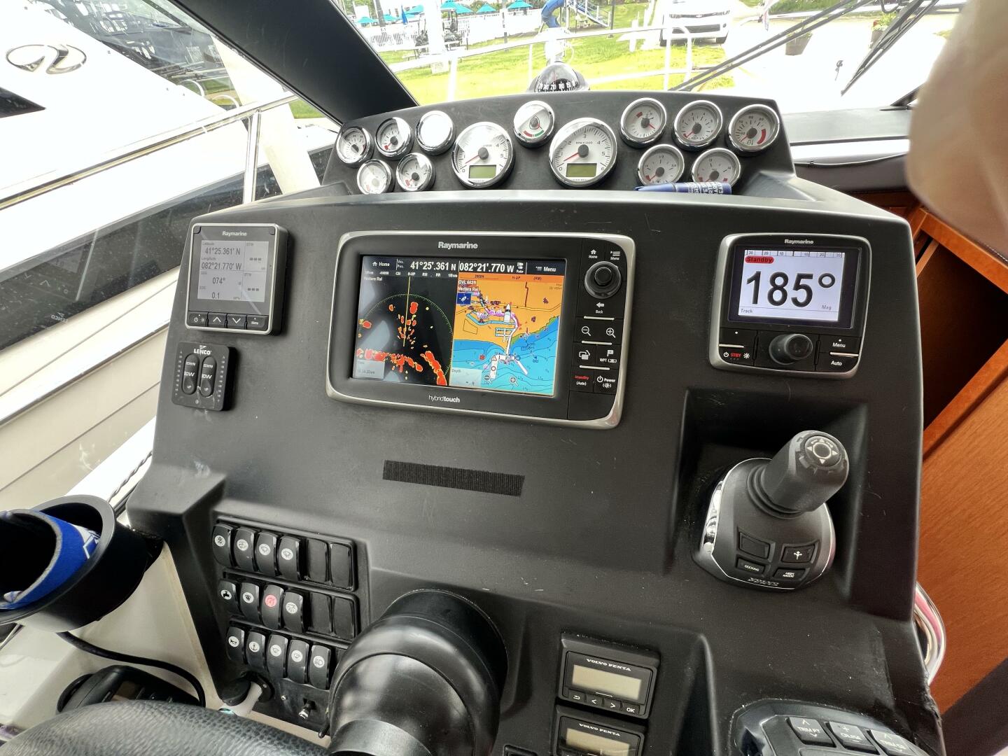 Slide: The Image of Helm control and gauges All helm controls, gauges and joystick - 5454548