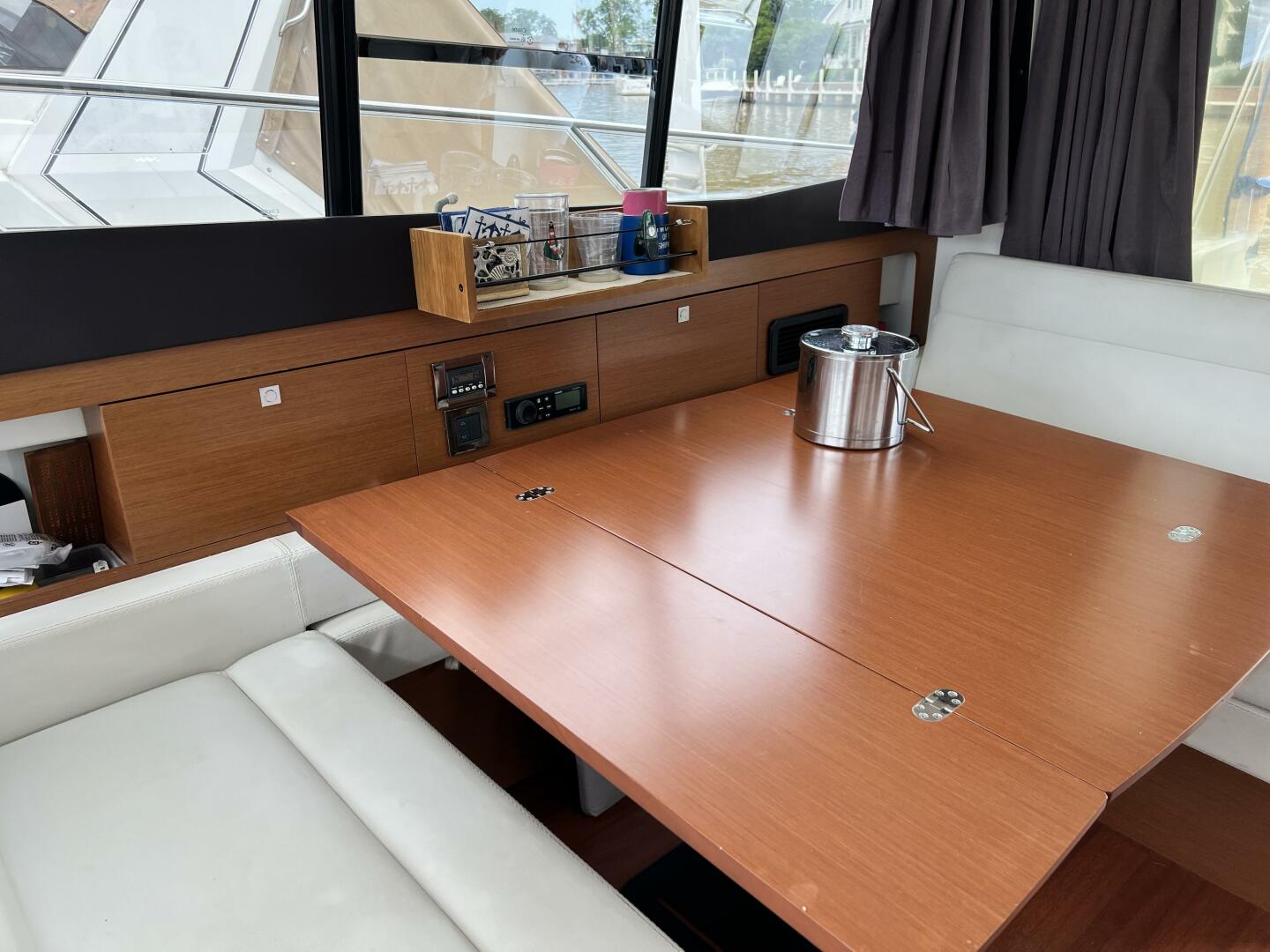 Slide: The Image of Table and Chairs looking aft Looking aft at table and table and Chairs - 5454556