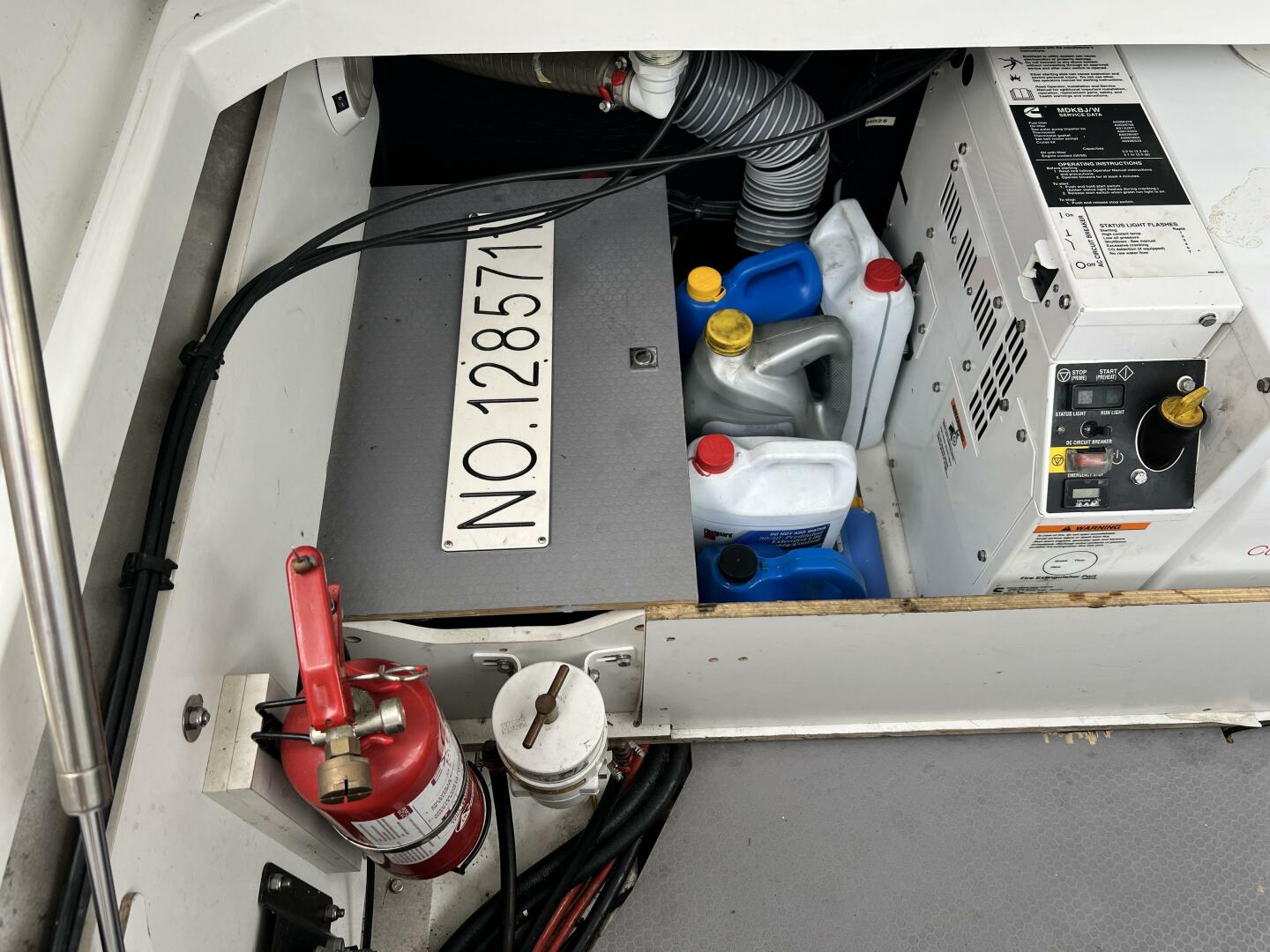 Slide: The Image of Generator Fire extinguisher Generator in Engine room - 5454590