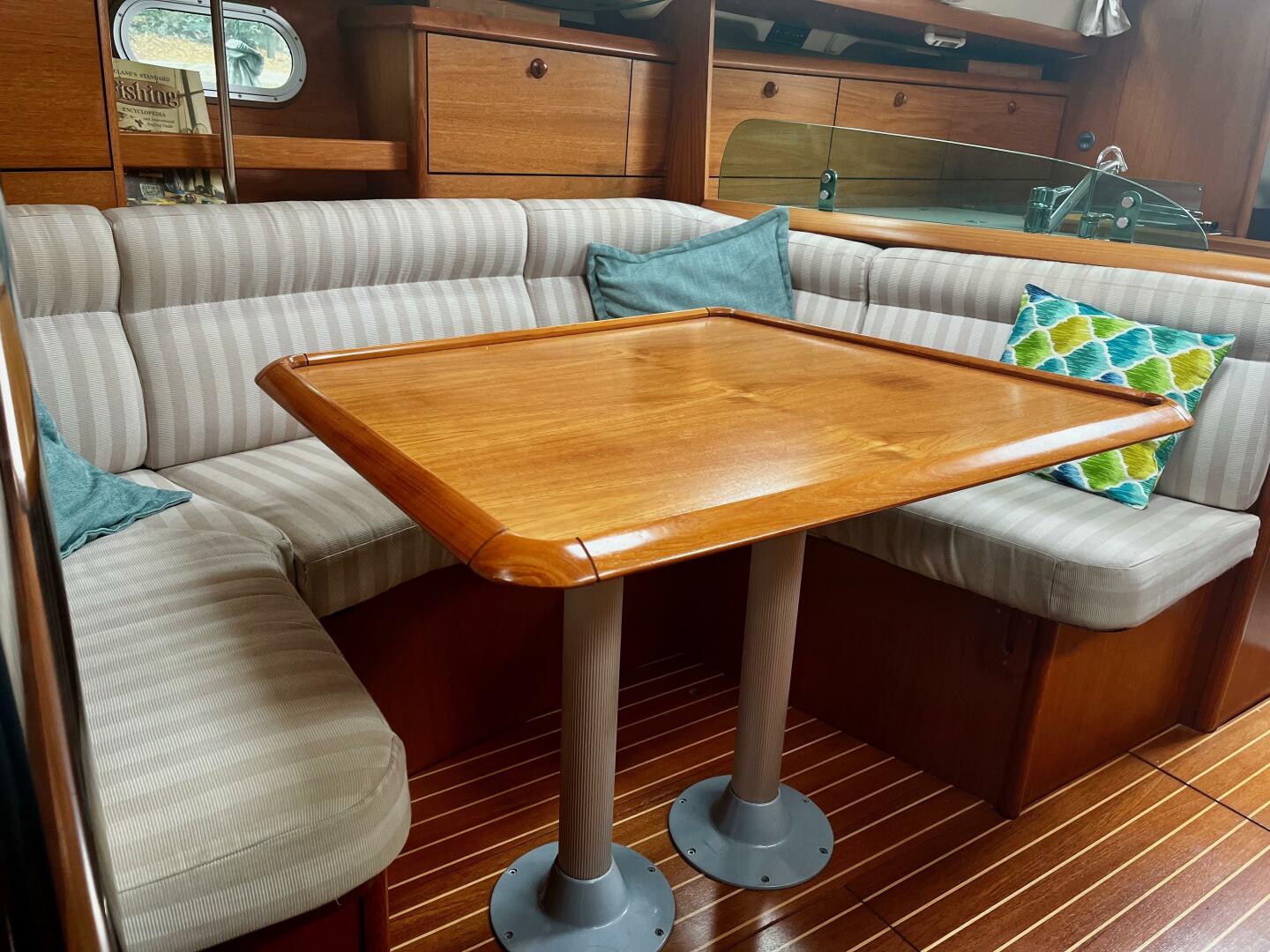 Slide: The Image of 37' Jeanneau salon starboard seating2 - 4943232