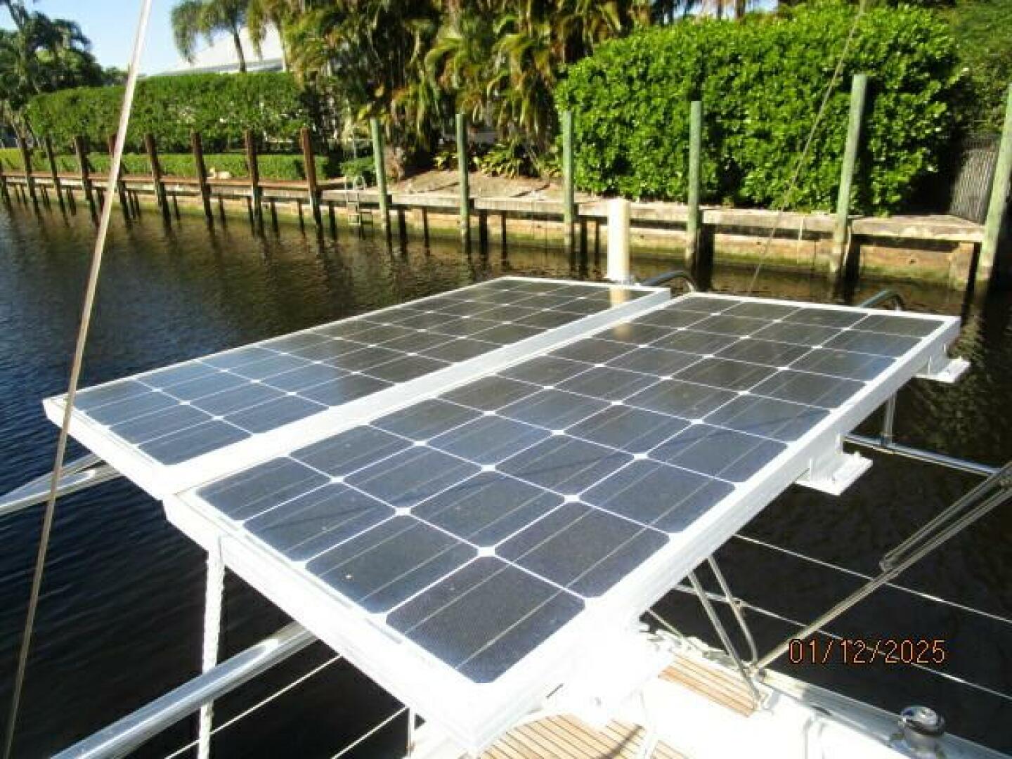 Slide: The Image of 37' Jeanneau solar panels - 4943234
