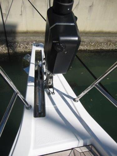 Slide: The Image of 2025 Jeanneau Yacht 65 bow with anchor windlass system. - 27