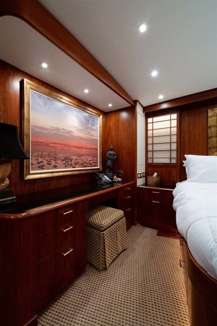 Slide: The Image of Master Stateroom Vanity Area with Stool - 19