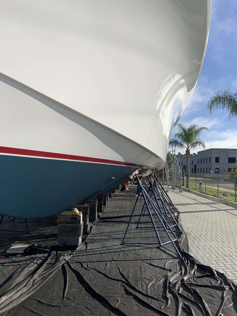 Slide: The Image of Bottom Job And Hull Sides Waxed 11.2021 - 80
