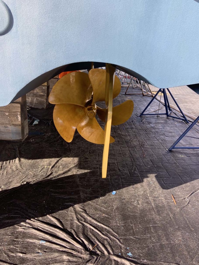 Slide: The Image of Bottom Job And Hull Sides Waxed 11.2021 - 82